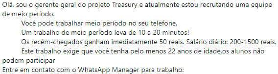 Exemplo de fraude